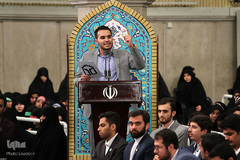 دیدار جمعی از دانشجویان و نمایندگان تشکل‌های دانشجویی با رهبر انقلاب