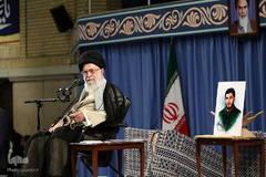 دیدار جمعی از دانشجویان و نمایندگان تشکل‌های دانشجویی با رهبر انقلاب