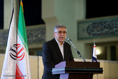 سید حمیدرضا طیبی، رییس جهاددانشگاهی در مراسم 16 سالگی خبرگزاری ایکنا در بیست و هفتمین نمایشگاه قرآن کریم