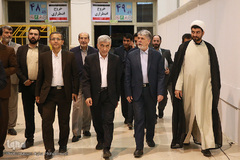 بازدید وزیر فرهنگ و ارشاد اسلامی از نمایشگاه قرآن کریم