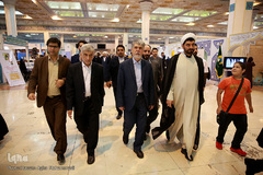 بازدید وزیر فرهنگ و ارشاد اسلامی از نمایشگاه قرآن کریم