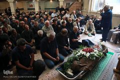 مراسم تشییع پیکر مرحوم محسن مظاهری، پیشکسوت قرآنی