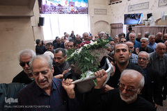 مراسم تشییع پیکر مرحوم محسن مظاهری، پیشکسوت قرآنی