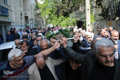 مراسم تشییع پیکر مرحوم محسن مظاهری، پیشکسوت قرآنی