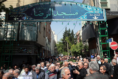 مراسم تشییع پیکر مرحوم محسن مظاهری، پیشکسوت قرآنی