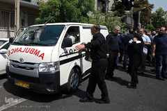 مراسم تشییع پیکر مرحوم محسن مظاهری، پیشکسوت قرآنی