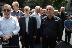 مراسم تشییع پیکر مرحوم محسن مظاهری، پیشکسوت قرآنی