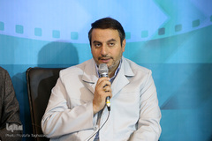 نشست خبری جشنواره فیلم 114 ثانیه ای مبین در غرفه ایکنا در سیزدهمین روز از برگزاری بیست و هفتمین نمایشگاه بین المللی قرآن کریم