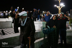 شب بیست و یکم ماه مبارک رمضان در حرم امام رضا (ع)