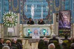 مراسم ترحیم استاد محسن مظاهری