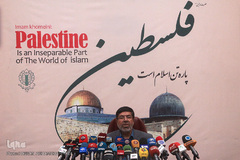 نشست خبری رمضان شریف، رییس ستاد انتفاضه و قدس شورای هماهنگی تبلیغات اسلامی