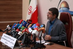 نشست خبری رمضان شریف، رییس ستاد انتفاضه و قدس شورای هماهنگی تبلیغات اسلامی