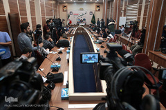 نشست خبری رمضان شریف، رییس ستاد انتفاضه و قدس شورای هماهنگی تبلیغات اسلامی