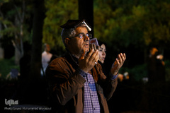 احیای شب بیست سوم ماه رمضان در بهشت رضا(ع) مشهد