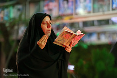 احیای شب بیست و سوم ماه رمضان در گلزار شهدای قم