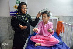 احیای شب ۲۳ ماه رمضان در جمع بیماران بیمارستان چمران اهواز