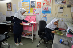 احیای شب ۲۳ ماه رمضان در جمع بیماران بیمارستان چمران اهواز