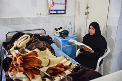 احیای شب ۲۳ ماه رمضان در جمع بیماران بیمارستان چمران اهواز