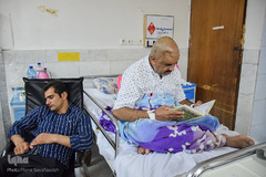 احیای شب ۲۳ ماه رمضان در جمع بیماران بیمارستان چمران اهواز