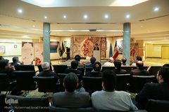 مراسم رونمایی از تک اثر فاخر قرآنی