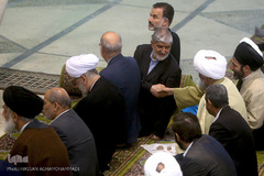 علی مطهری، نایب رییس مجلس شورای اسلامی در نماز جمعه روز جهانی قدس