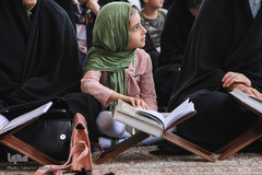 مراسم جزء‌خوانی در خانه موزه شهید مدرس