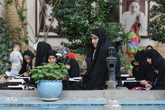 مراسم جزء‌خوانی در خانه موزه شهید مدرس