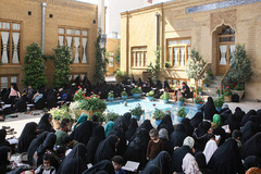 مراسم جزء‌خوانی در خانه موزه شهید مدرس