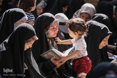 مراسم جزء‌خوانی در خانه موزه شهید مدرس