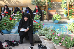 مراسم جزء‌خوانی در خانه موزه شهید مدرس