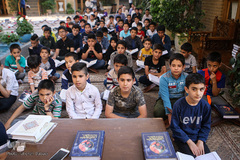 مراسم جزء‌خوانی در خانه موزه شهید مدرس