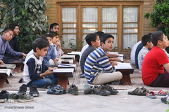 مراسم جزء‌خوانی در خانه موزه شهید مدرس