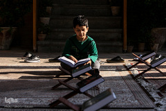 مراسم جزء‌خوانی در خانه موزه شهید مدرس