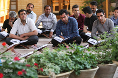 مراسم جزء‌خوانی در خانه موزه شهید مدرس