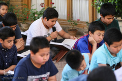 مراسم جزء‌خوانی در خانه موزه شهید مدرس