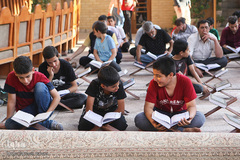 مراسم جزء‌خوانی در خانه موزه شهید مدرس