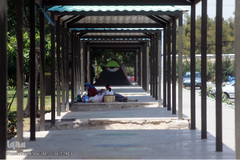 محوطه و فضا سازی سبز اطراف حرم مطهر امام خمینی(ره) محیطی زیبا را برای اقامت و استراحت زائران و مسافرین فراهم کرده است.