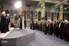 دیدار مسئولان نظام، سفرای کشورهای اسلامی و اقشار مختلف مردم با رهبر انقلاب