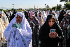 نماز عید سعید فطر در شهر ری