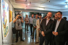 افتتاح نمایشگاه کاریکاتور «آسوده باش، من ملکه ام»