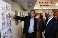 افتتاح نمایشگاه کاریکاتور «آسوده باش، من ملکه ام»