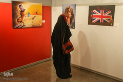 افتتاح نمایشگاه کاریکاتور «آسوده باش، من ملکه ام»