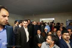 حضور علی لاریجانی، رییس مجلس شورای اسلامی در مراسم بزرگداشت اولین سالگرد درگذشت حجت‌الاسلام والمسلمین احمد احمدی