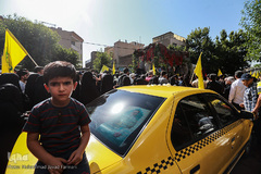 تشییع پیکر شهید مدافع حرم محمد جنتی