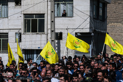 تشییع پیکر شهید مدافع حرم محمد جنتی