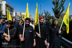 تشییع پیکر شهید مدافع حرم محمد جنتی