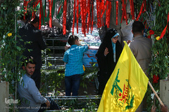 تشییع پیکر شهید مدافع حرم محمد جنتی