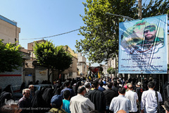 تشییع پیکر شهید مدافع حرم محمد جنتی