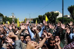 تشییع پیکر شهید مدافع حرم محمد جنتی