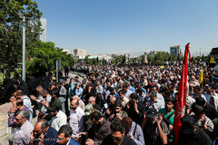 تشییع پیکر شهید مدافع حرم محمد جنتی